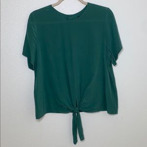 Madewell silk blouse